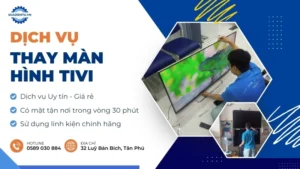thay màn hình tivi