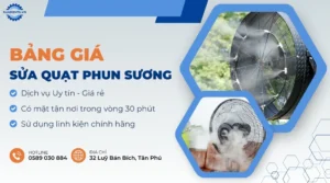 Bảng giá sửa quạt phun sương