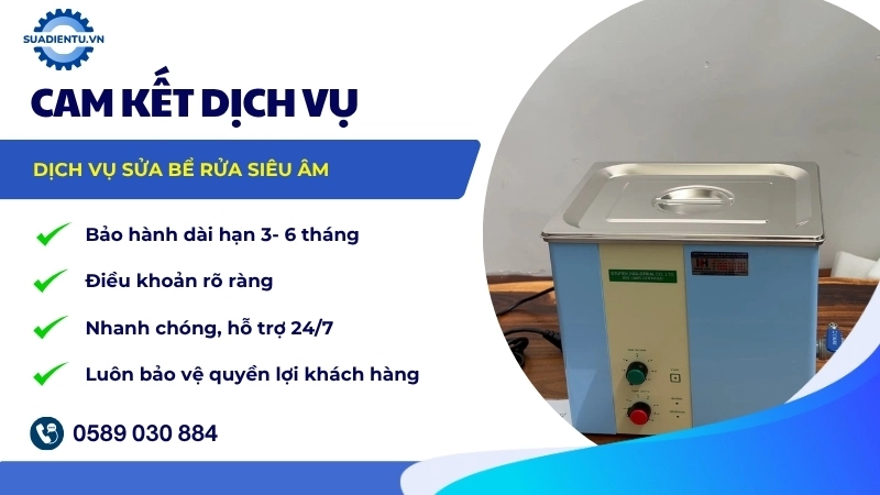 Cam kết bảo hành và hỗ trợ sau sửa chữa