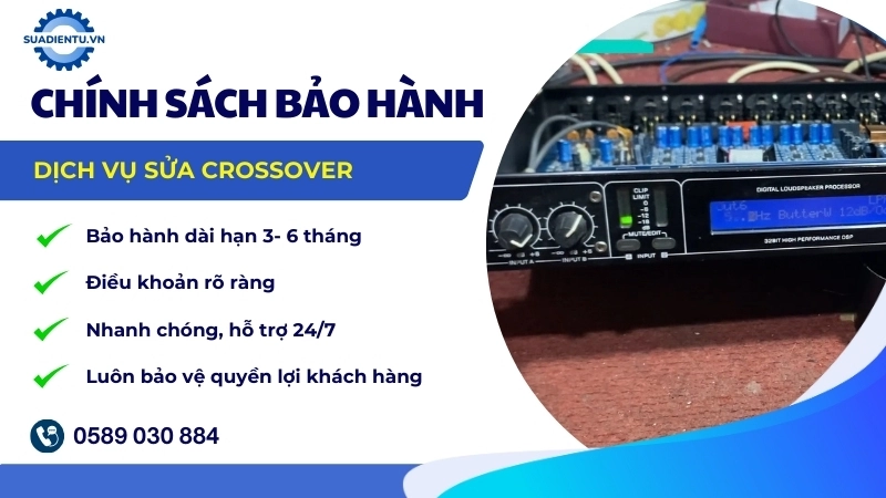 chính sách bảo hành dịch vụ sửa crossover