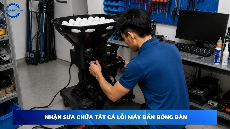 Dấu hiệu nhận biết máy bắn bóng bàn cần sửa ngay