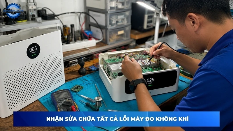 Các dấu hiệu máy đo chất lượng không khí bị hỏng thường gặp