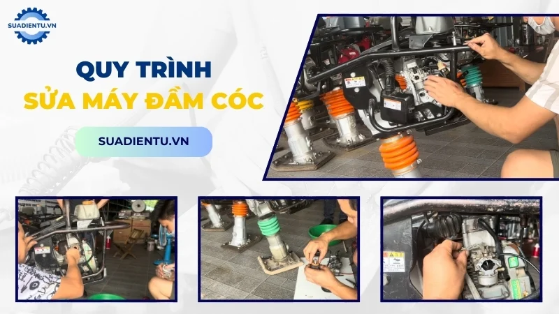 Quy trình sửa chữa máy đầm cóc chuyên nghiệp tại Sửa Điện Tử