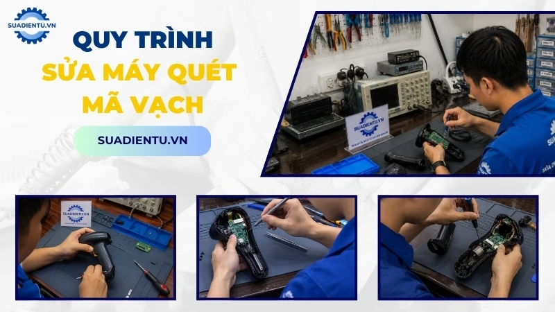 Quy trình sửa máy quét mã vạch chuyên nghiệp tại Sửa Điện Tử