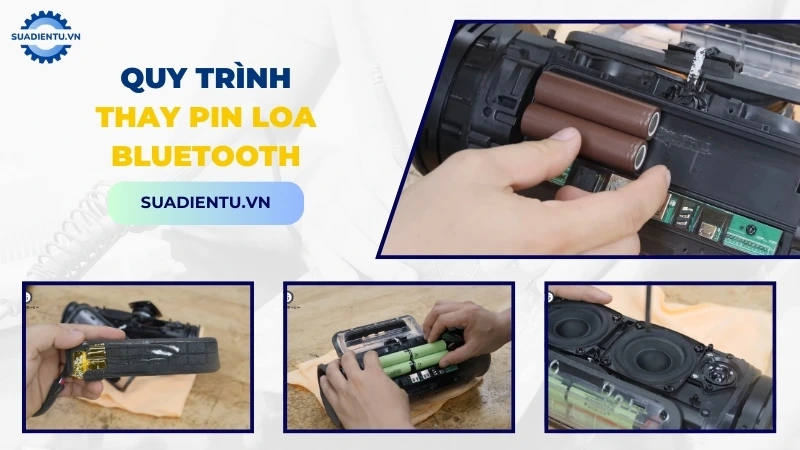 Quy trình thay pin loa Bluetooth chuyên nghiệp của Sửa Điện Tử
