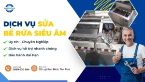 sửa bể rửa siêu âm