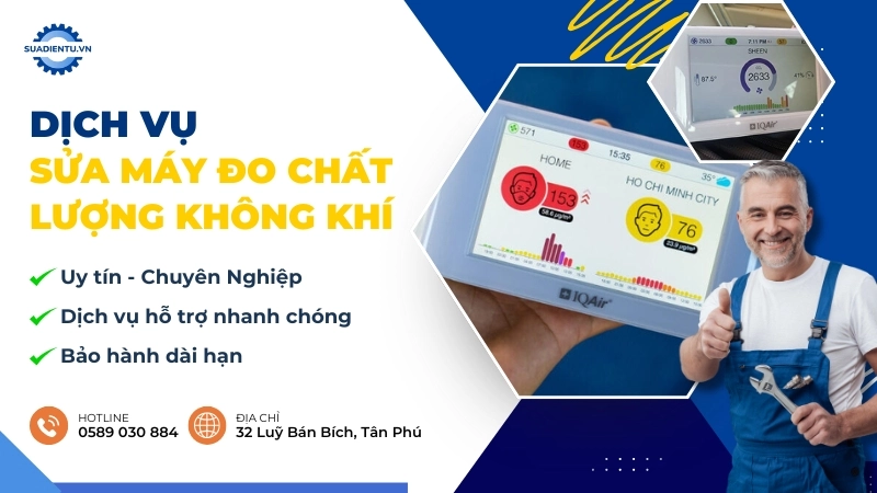 sửa máy đo chất lượng không khí