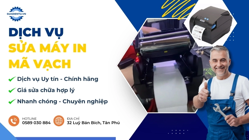 sửa máy in mã vạch