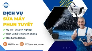 sửa máy phun tuyết