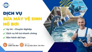 sửa máy vệ sinh hồ bơi