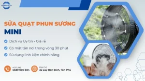 sửa quạt phun sương mini
