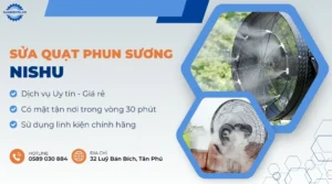 sửa quạt phun sương Nishu