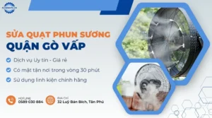 sửa quạt phun sương quận Gò Vấp