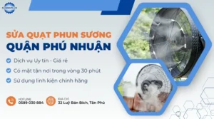 sửa quạt phun sương quận Phú Nhuận