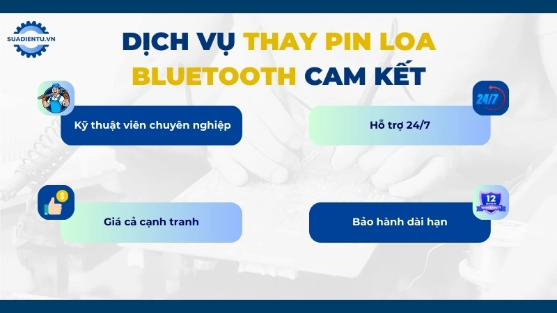 Lý do nên chọn dịch vụ thay pin loa Bluetooth của Sửa Điện Tử