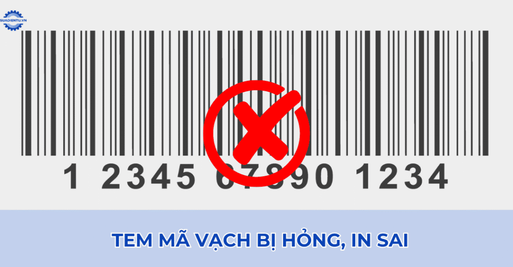 tem mã vạch bị hỏng