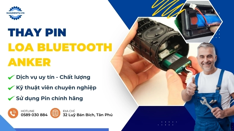 thay pin loa bluetooth anker