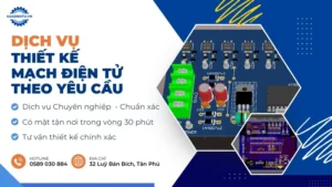 thiết kế mạch điện tử theo yêu cầu
