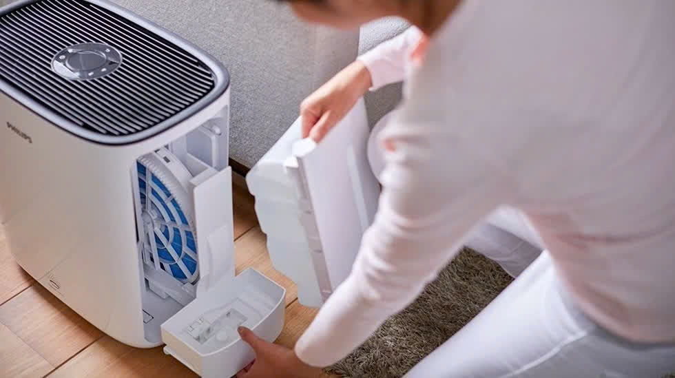 Dấu hiệu nhận biết máy hút ẩm bị đóng băng
