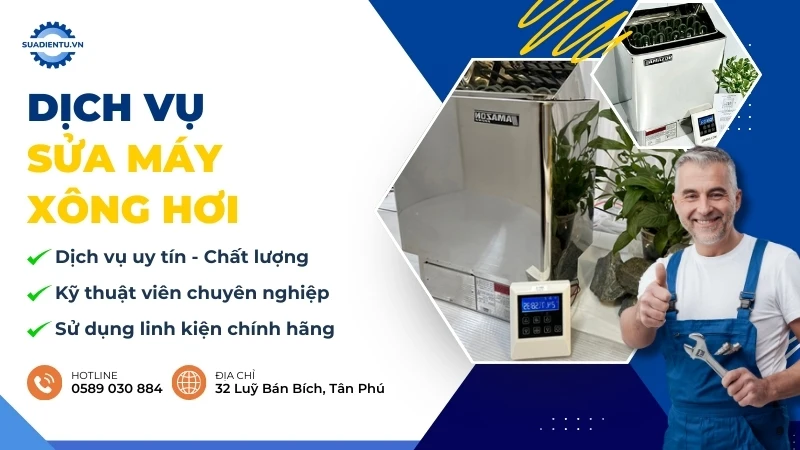 dịch vụ sửa máy xông hơi
