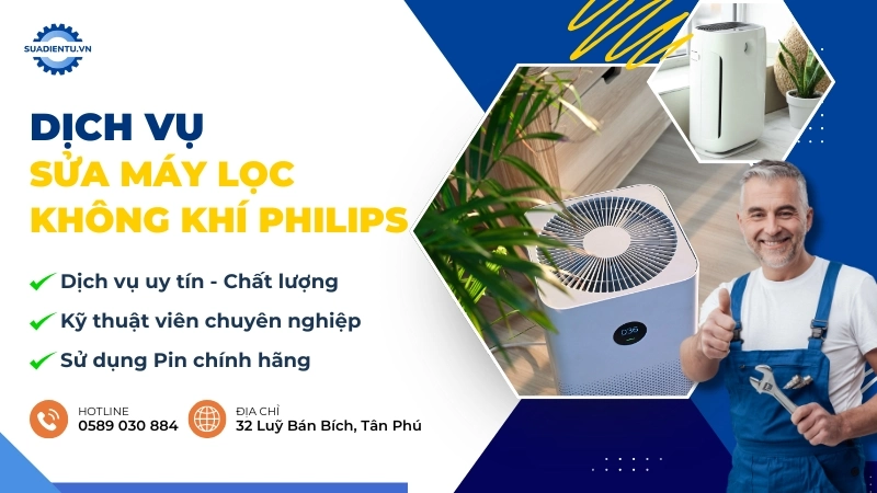 Sửa Máy Lọc Không Khí Philips Tận Nơi Uy Tín, Thợ Giỏi