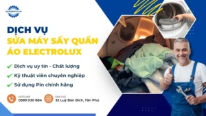 sửa máy sấy quần áo Electrolux