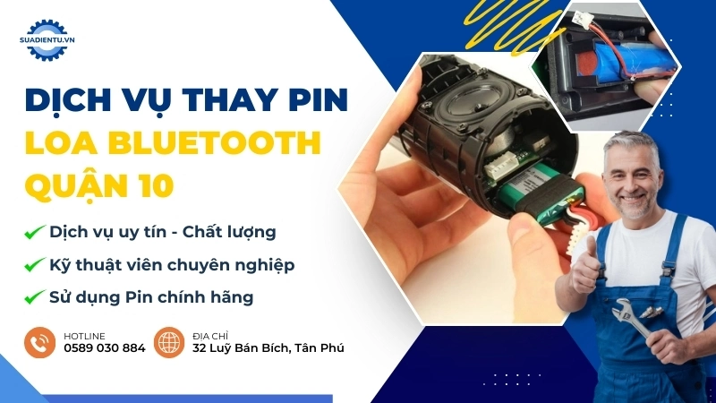 thay pin loa bluetooth Quận 10