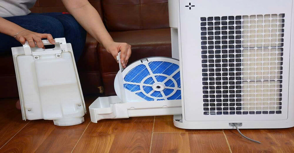 Hướng dẫn chi tiết cách khắc phục máy lọc không khí bị vào nước