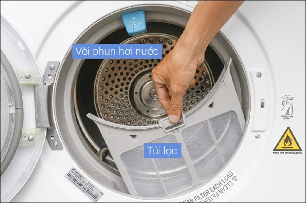 Máy sấy không nóng hoặc sấy không khô