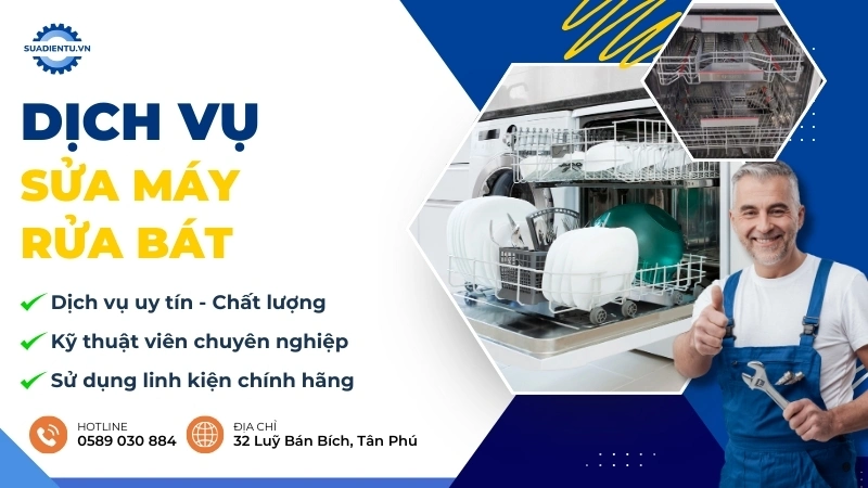 Sửa Máy Rửa Bát Tại Nhà TP.HCM Uy Tín, Giá Rẻ, Hỗ Trợ 24/7
