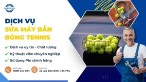 sửa máy bắn bóng Tennis