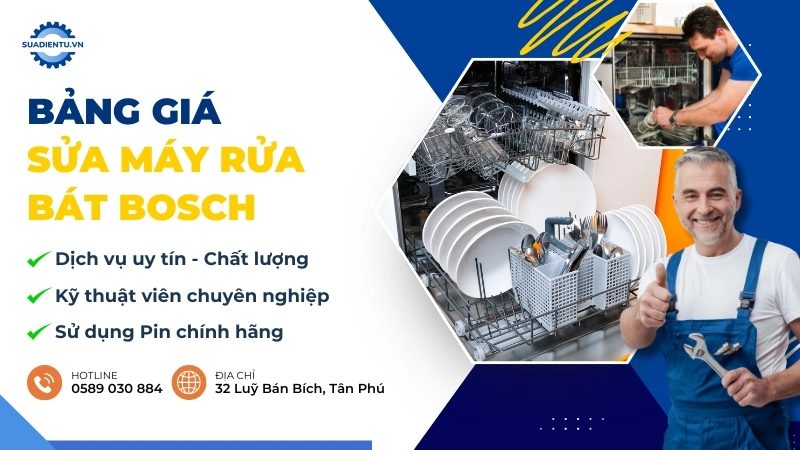 sửa máy rửa bát Bosch