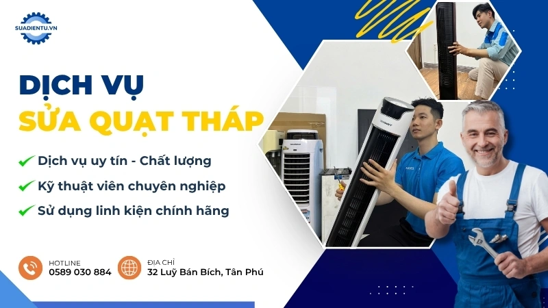sửa quạt tháp