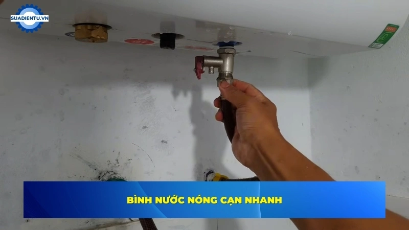 bình nước nóng nhanh cạn