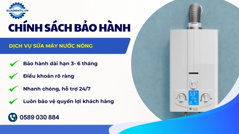Chính sách bảo hành sửa máy nước nóng năng lượng mặt trời uy tín