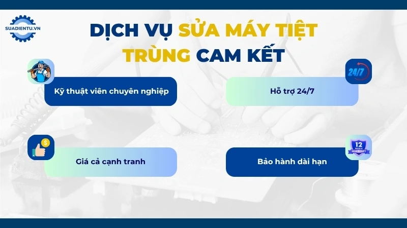 Ưu điểm dịch vụ sửa máy tiệt trùng tận nơi của Suadientu.vn
