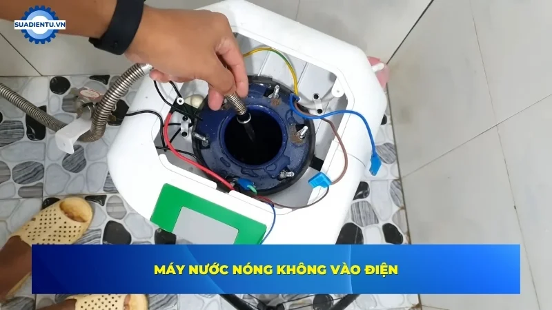 máy nước nóng không lên nguồn