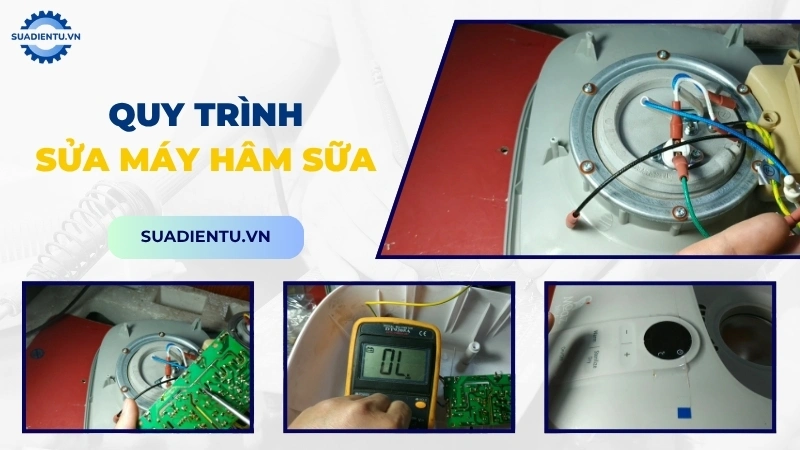 Quy trình sửa máy hâm sữa chuyên nghiệp tại Sửa Điện Tử