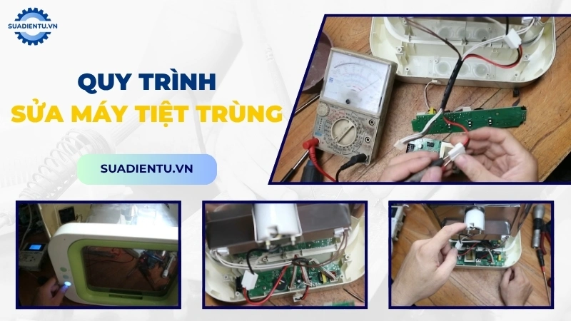 Quy trình sửa chữa máy tiệt trùng chuyên nghiệp tại Suadientu.vn