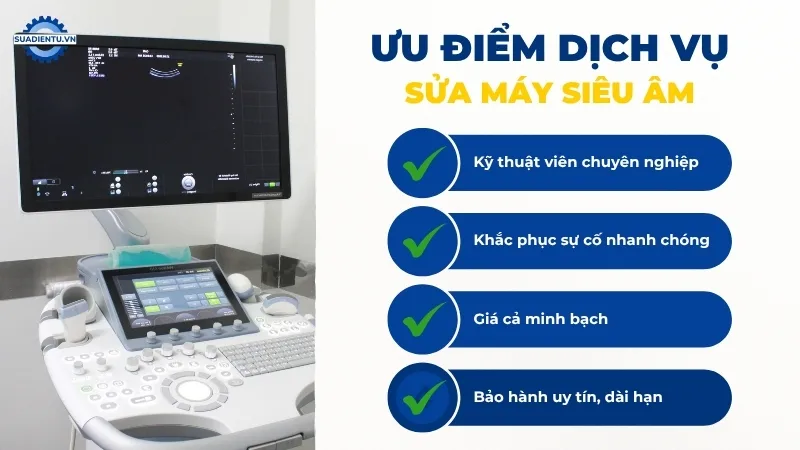Lý do nên chọn dịch vụ sửa máy siêu âm tại Suadientu.vn