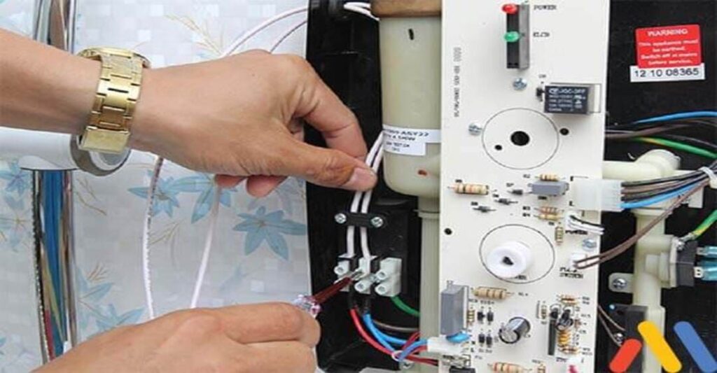 Chuẩn bị trước khi thay board mạch máy nước nóng