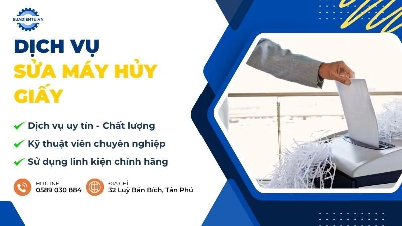 sửa máy hủy giấy