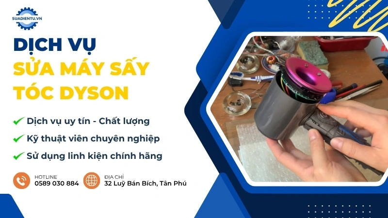 dịch vụ sửa máy sấy tóc Dyson