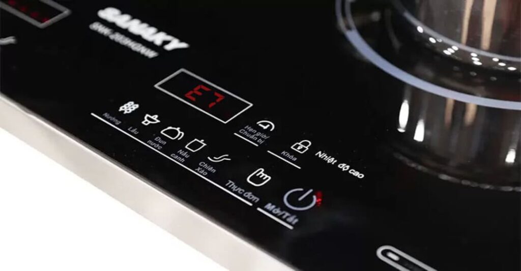 Lỗi E7 bếp từ