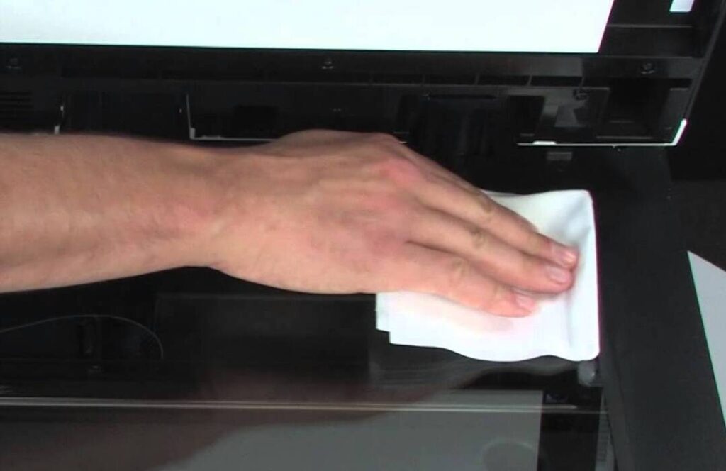cách kiểm tra lỗi máy in bị mờ một bên
