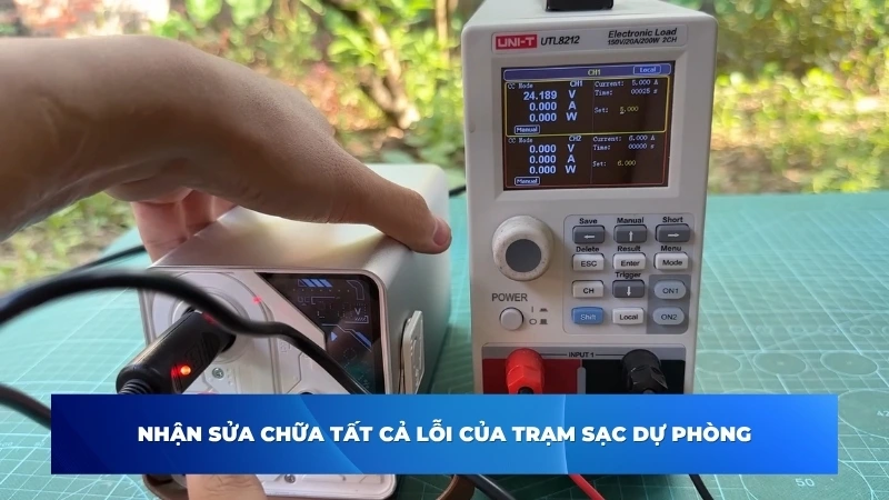 Chuyên khắc phục mọi lỗi thường gặp của trạm sạc dự phòng