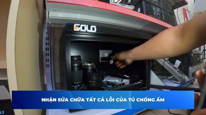 Các lỗi phổ biến cần sửa tủ chống ẩm ngay