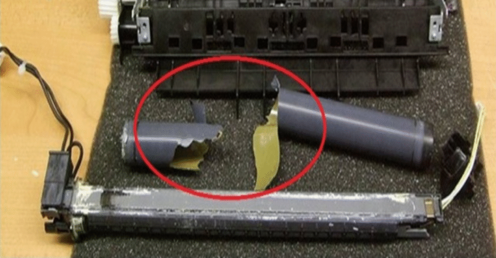 Nguyên nhân gây hỏng lô ép máy in