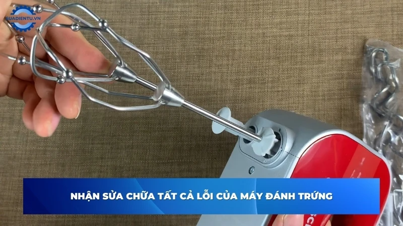 Kỹ thuật viên chuyên nghiệp khắc phực mọi sự cố máy đánh trứng