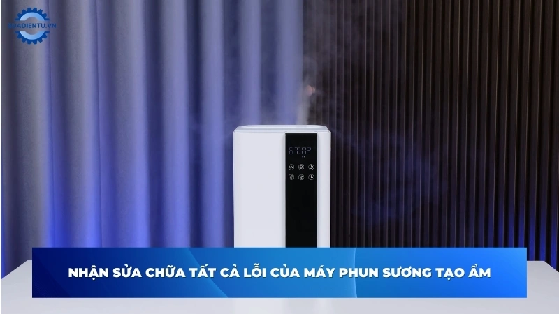 Kỹ thuật viên chuyên khắc phục sự cố máy phun sương tạo ẩm tại nhà